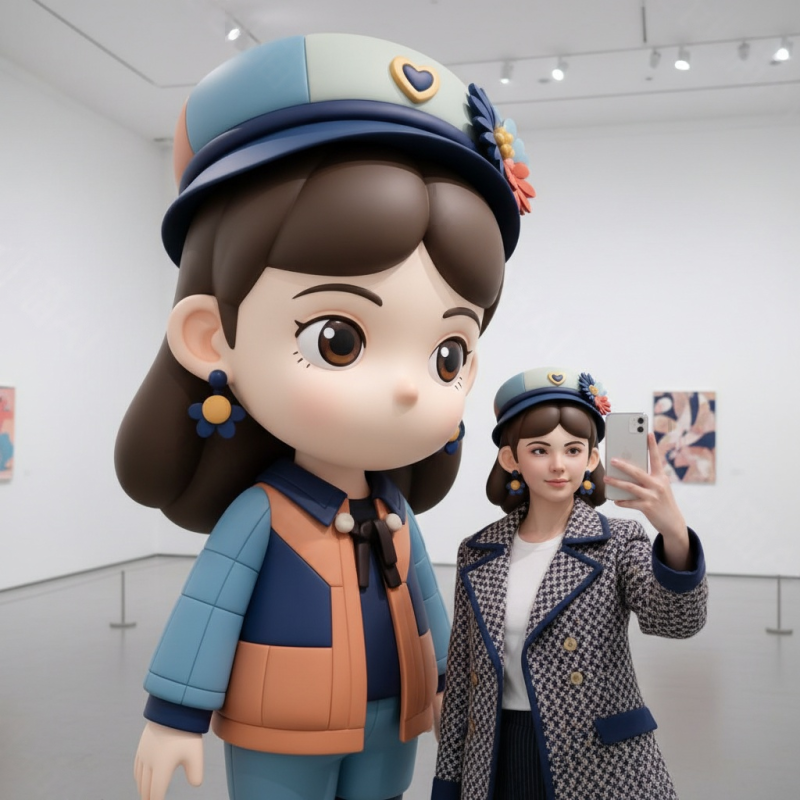 B37- 艺术巨型手办批量出图-海煌AI