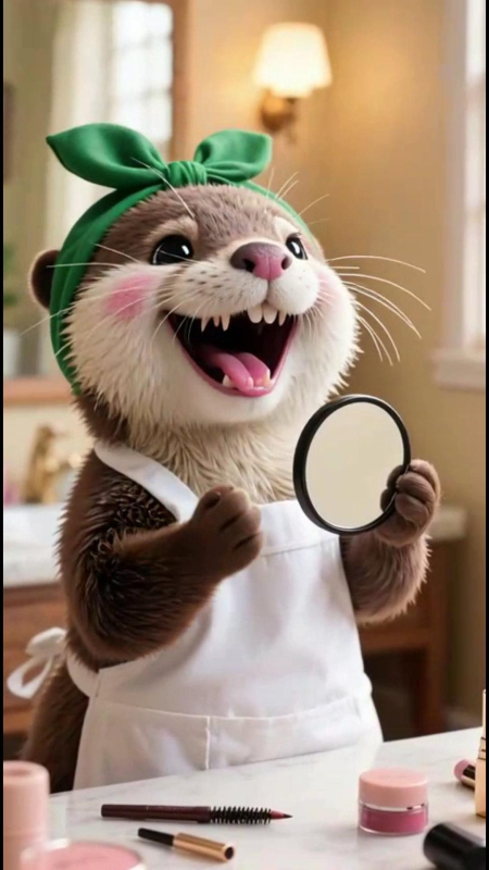 项目17：视频丨 水獭精致日常爆款视频-海煌AI