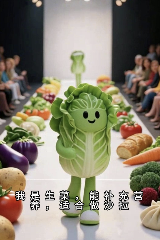 蔬菜走秀工作流